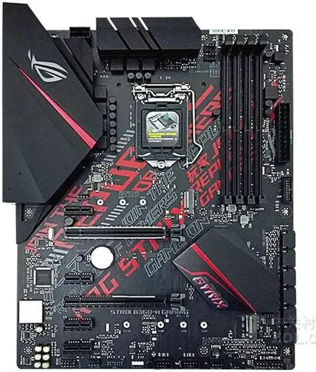 Alt view image 3 of 4 - ASUS ROG STRIX B360-H GAMING LGA 1151 DDR4 64GB ATX Motherboard