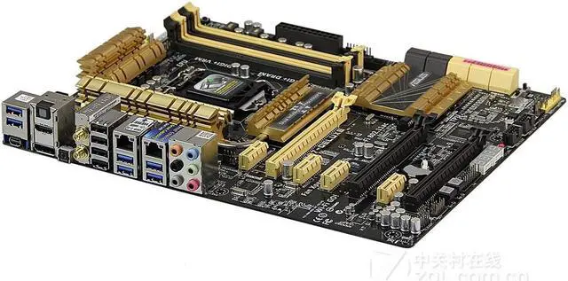 Alt view image 4 of 4 - ASUS Z87-Deluxe LGA 1150 DDR3 32GB ATX Motherboard