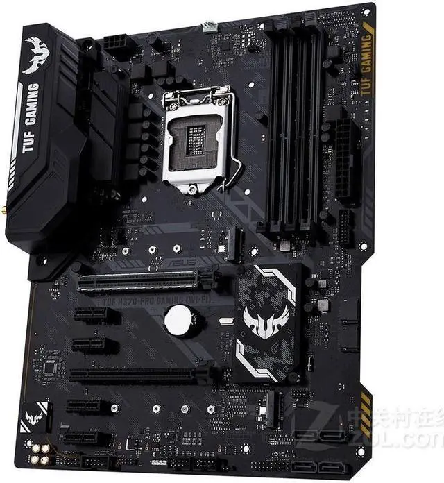 Alt view image 3 of 5 - ASUS TUF H370-PRO GAMING (WI-FI) LGA 1151 DDR4 64GB ATX Motherboard