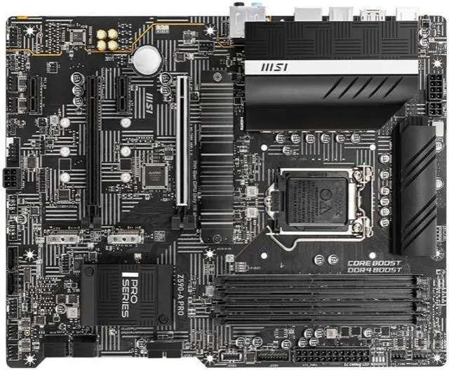 Main image of MSI Z590-A PRO Intel Z590 LGA 1200 DDR4 128GB ATX Motherboard