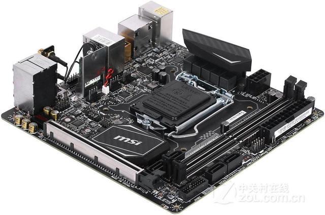Alt view image 3 of 4 - MSI Z270I GAMING PRO CARBON AC Intel Z270 LGA 1151 DDR4 32GB Mini-ITX Motherboard