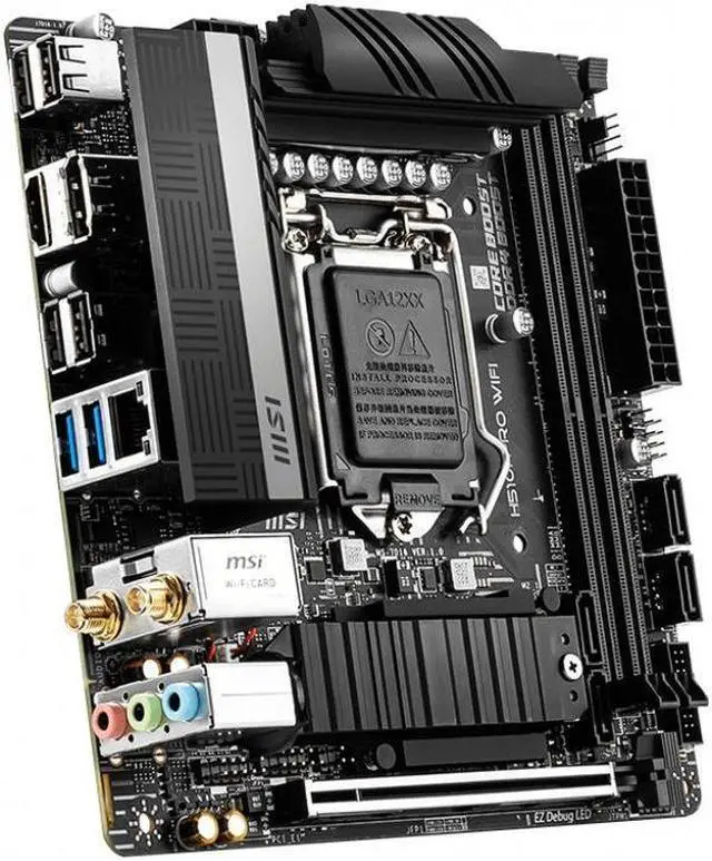 Alt view image 2 of 4 - MSI H510I PRO WIFI Intel H510 LGA 1200 DDR4 64GB Mini-ITX Motherboard