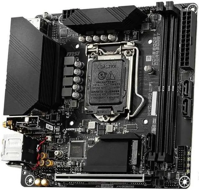 Alt view image 2 of 4 - MSI H410I PRO WIFI Intel H410 LGA 1200 DDR4 64GB Mini-ITX Motherboard