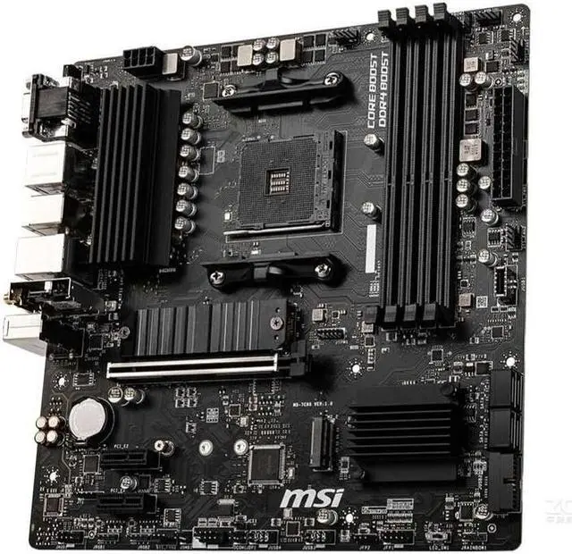 Alt view image 2 of 3 - MSI B550M PRO-VDH WIFI AMD B550 Socket AM4 DDR4 128GB Micro ATX Motherboard