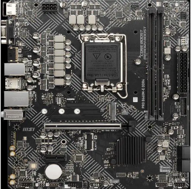 Refurbished: MSI PRO B660M-E DDR4 Intel B660 LGA 1700 DDR4
