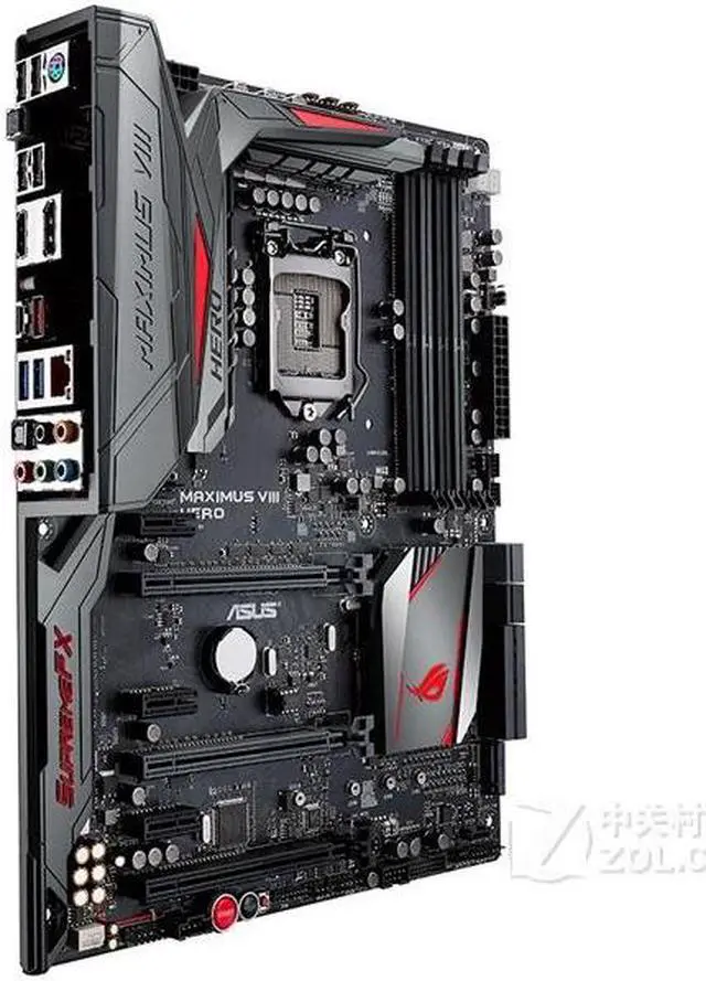 Alt view image 4 of 4 - ASUS MAXIMUS VIII HERO LGA 1151 DDR4 64GB ATX Motherboard