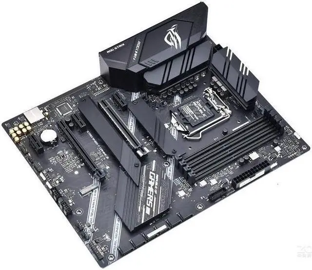 Alt view image 2 of 5 - ASUS ROG STRIX B460-F GAMING LGA 1200 DDR4 128GB ATX Motherboard