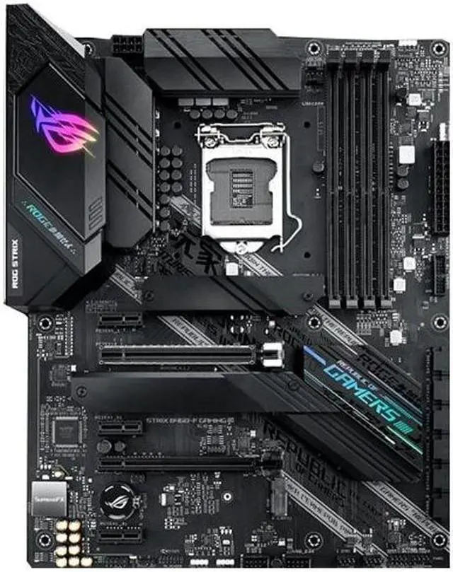 Main image of ASUS ROG STRIX B460-F GAMING LGA 1200 DDR4 128GB ATX Motherboard