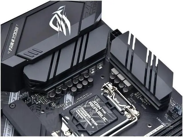 Alt view image 3 of 5 - ASUS ROG STRIX B460-F GAMING LGA 1200 DDR4 128GB ATX Motherboard