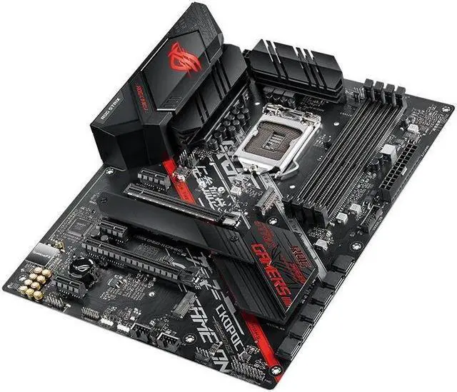 Alt view image 2 of 8 - ASUS ROG STRIX B460-H GAMING LGA 1200 DDR4 128GB ATX Motherboard