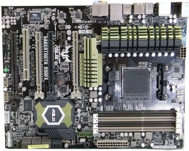 Main image of ASUS SABERTOOTH 990FX Socket AM3+ DDR3 32GB ATX Motherboard