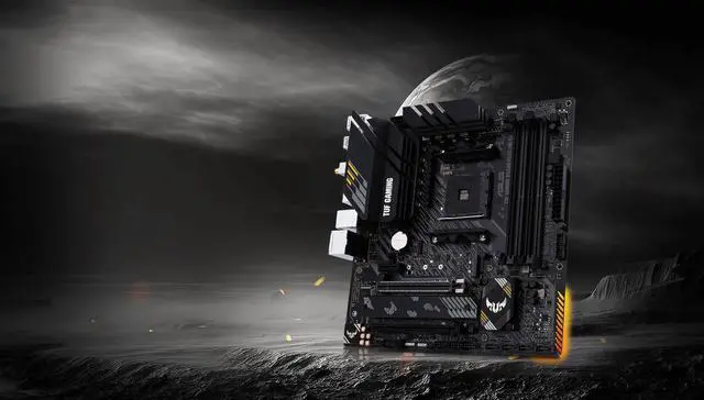 Alt view image 2 of 2 - ASUS TUF GAMING B450M-PLUS II Socket AM4 DDR4 128GB Micro ATX Motherboard