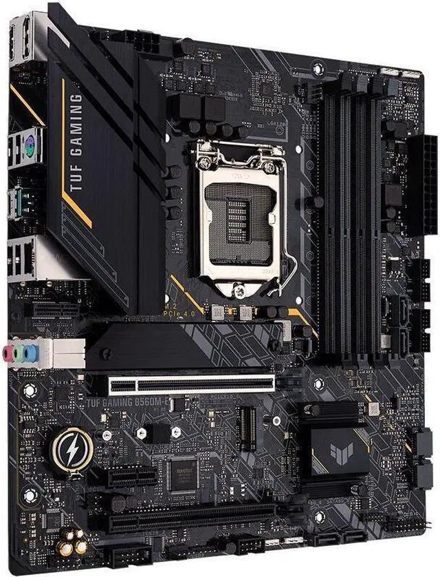 Alt view image 2 of 4 - ASUS TUF GAMING B560M-E LGA 1200 DDR4 128GB Micro ATX Motherboard