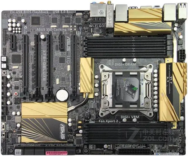Main image of ASUS X79-DELUXE LGA 2011 DDR3 64GB ATX Motherboard