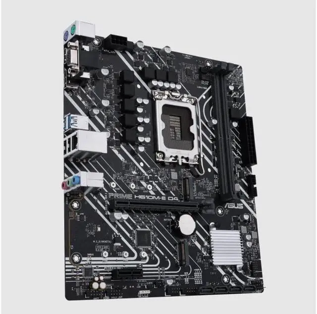 Alt view image 3 of 4 - ASUS PRIME H610M-E D4 LGA 1700 DDR4 64GB Micro ATX Motherboard