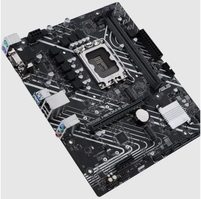 Alt view image 2 of 4 - ASUS PRIME H610M-E D4 LGA 1700 DDR4 64GB Micro ATX Motherboard