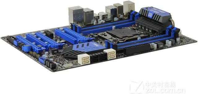 Alt view image 3 of 4 - MSI X79A-GD65(8D) Intel X79 LGA 2011 DDR3 128GB ATX Motherboard