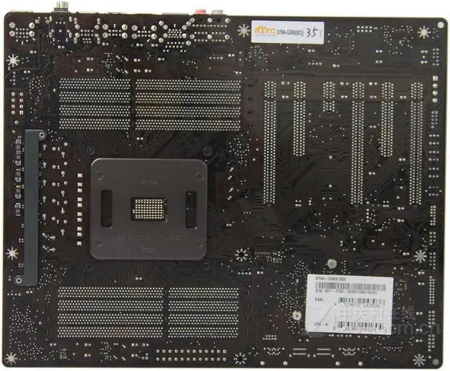 Alt view image 2 of 4 - MSI X79A-GD65(8D) Intel X79 LGA 2011 DDR3 128GB ATX Motherboard