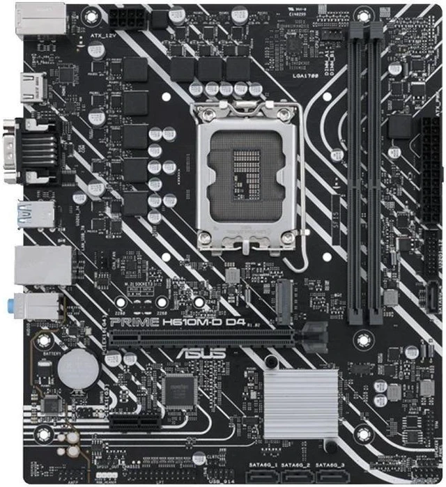 Refurbished: ASUS PRIME H610M-D D4 LGA 1700 Intel H610 DDR4 64GB