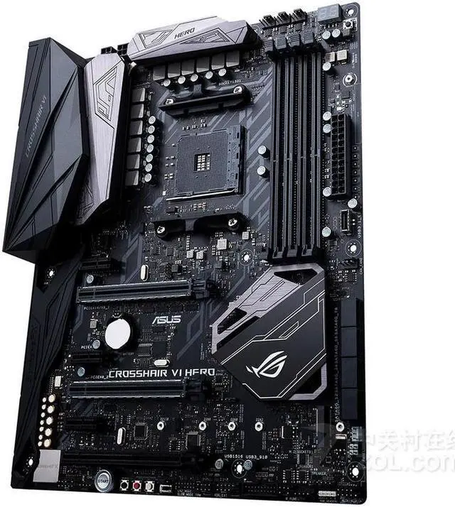 Alt view image 4 of 7 - ASUS ROG CROSSHAIR VI HERO Socket AM4 DDR4 64GB ATX Motherboard