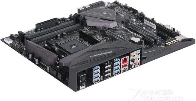 Alt view image 5 of 7 - ASUS ROG CROSSHAIR VI HERO Socket AM4 DDR4 64GB ATX Motherboard