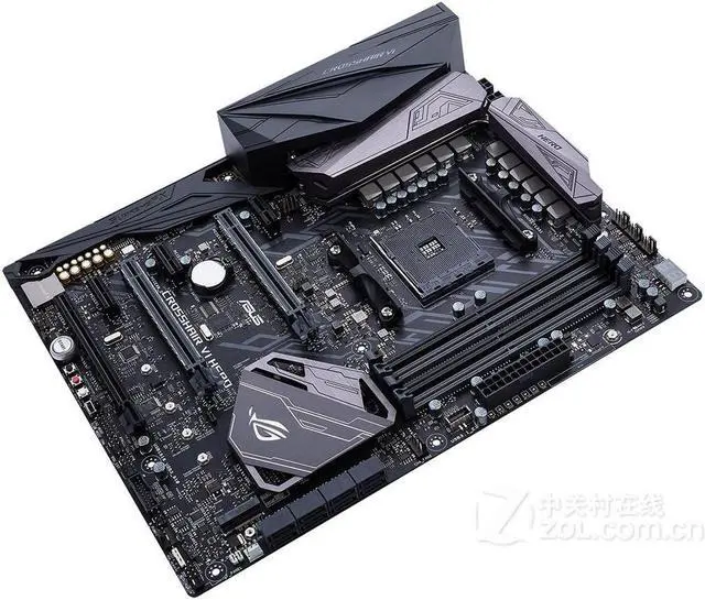 Alt view image 3 of 7 - ASUS ROG CROSSHAIR VI HERO Socket AM4 DDR4 64GB ATX Motherboard