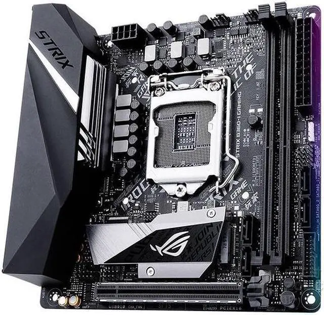 Alt view image 2 of 3 - ASUS ROG STRIX B360-I GAMING LGA 1151 DDR4 32GB Mini-ITX Motherboard