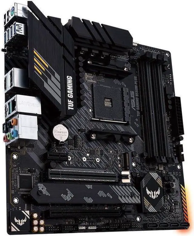 Alt view image 3 of 5 - ASUS TUF GAMING B550M-PLUS CFHD Socket AM4 DDR4 128GB Micro ATX Motherboard