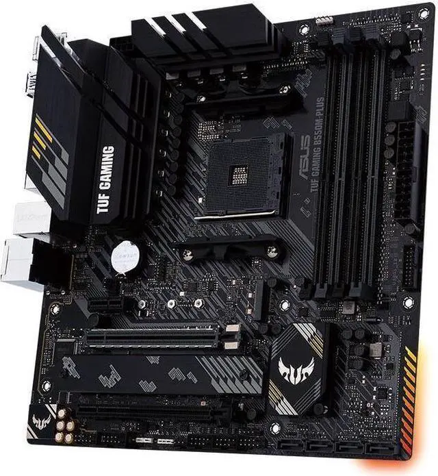 Alt view image 2 of 5 - ASUS TUF GAMING B550M-PLUS CFHD Socket AM4 DDR4 128GB Micro ATX Motherboard