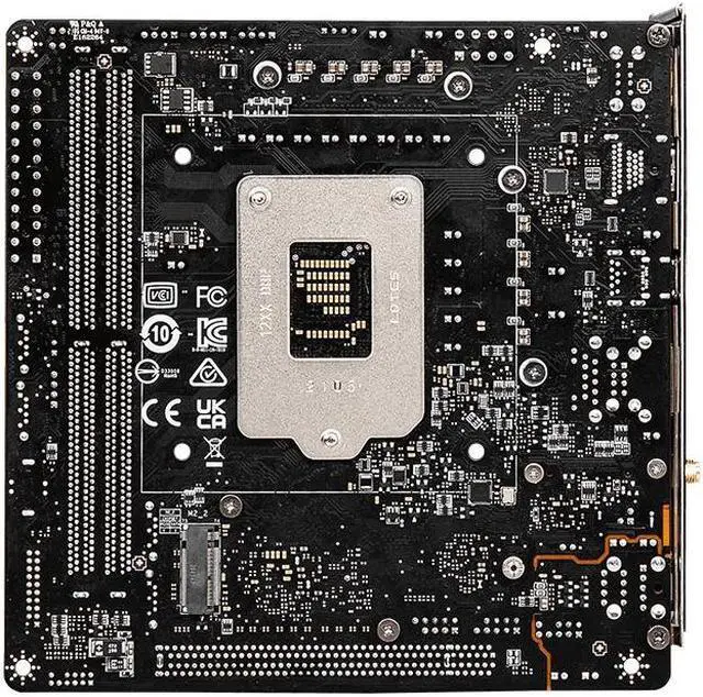 Alt view image 10 of 11 - MSI MPG B560I GAMING EDGE WIFI LGA 1200 Intel B560 SATA 6Gb/s Mini ITX Intel Motherboard