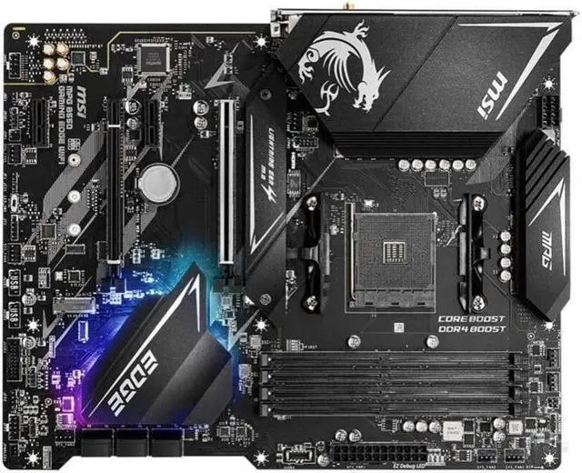 Alt view image 2 of 4 - MSI MPG B550 GAMING EDGE WIFI AM4 AMD B550 SATA 6Gb/s ATX AMD Motherboard