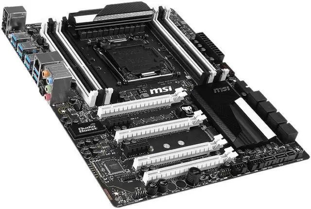 Alt view image 2 of 4 - MSI X99S SLI Krait Edition Intel X99 LGA 2011-V3 DDR4 128GB ATX Motherboard