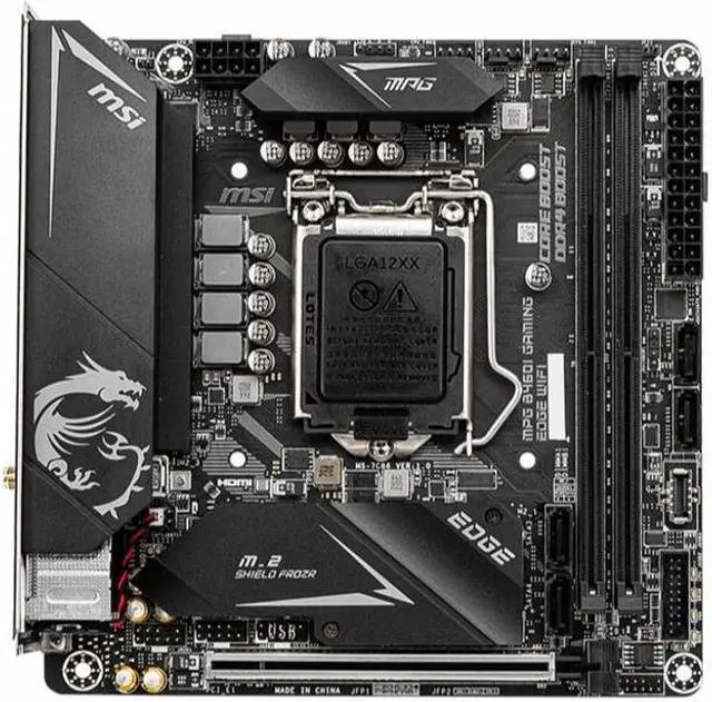 Main image of MSI MPG B460I GAMING EDGE WIFI Intel B460 LGA 1200 DDR4 64GB Mini-ITX Motherboard