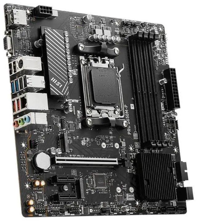 Alt view image 2 of 4 - MSI PRO B650M-P AMD B650 Socket AM5 DDR5 256GB Micro ATX Motherboard