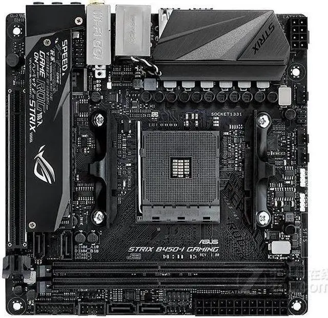 Main image of ASUS ROG STRIX B450-I GAMING Socket AM4 DDR4 32GB Mini-ITX Motherboard