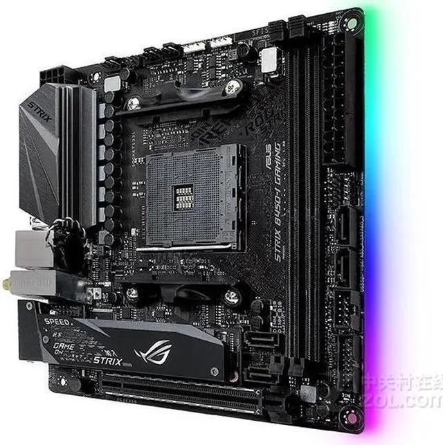 Alt view image 2 of 4 - ASUS ROG STRIX B450-I GAMING Socket AM4 DDR4 32GB Mini-ITX Motherboard