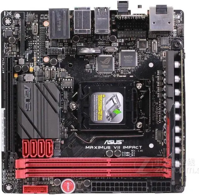 Main image of ASUS MAXIMUS VII IMPACT LGA 1150 DDR3 16GB Mini-ITX Motherboard