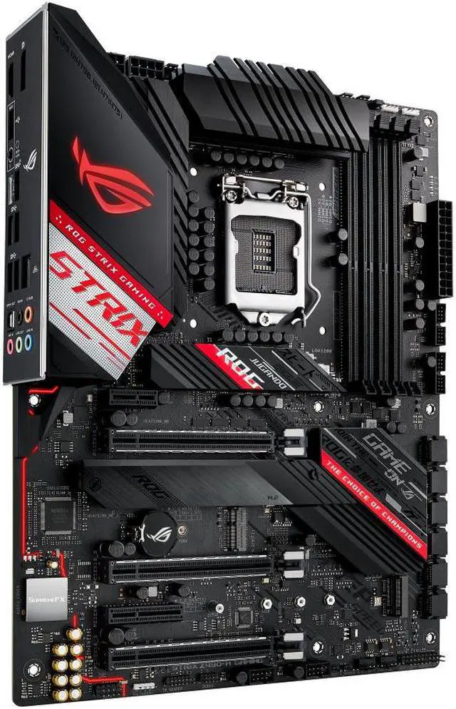 Alt view image 2 of 4 - ASUS ROG STRIX Z490-H GAMING LGA 1200 DDR4 128GB ATX Motherboard