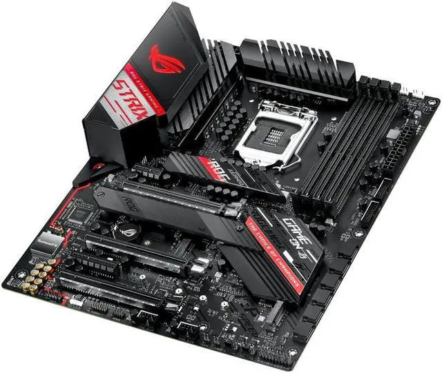 Alt view image 3 of 4 - ASUS ROG STRIX Z490-H GAMING LGA 1200 DDR4 128GB ATX Motherboard