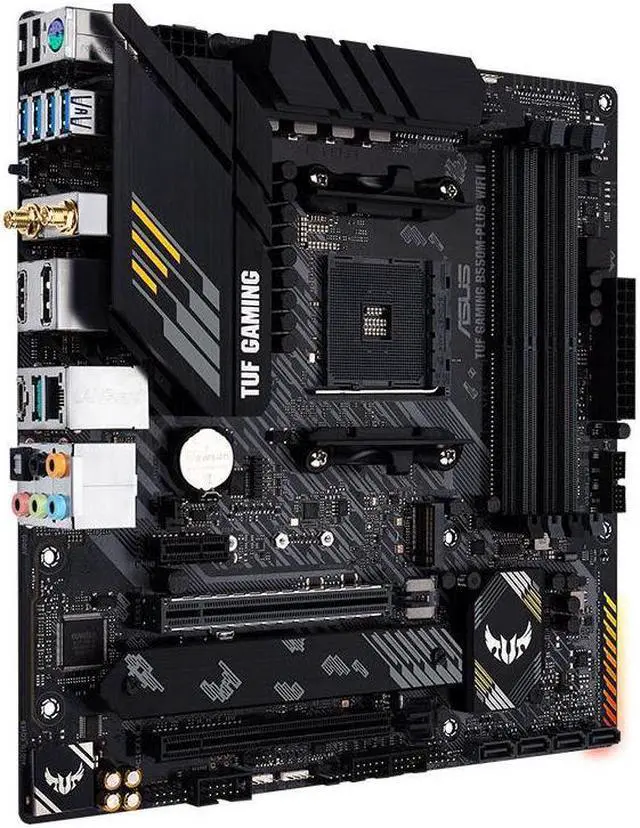 Alt view image 3 of 4 - ASUS TUF GAMING B550M-PLUS WIFI II Socket AM4 DDR4 128GB Micro ATX Motherboard