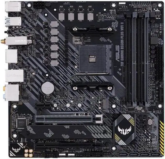 Main image of ASUS TUF GAMING B550M-PLUS WIFI II Socket AM4 DDR4 128GB Micro ATX Motherboard