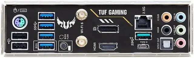 Alt view image 4 of 4 - ASUS TUF GAMING B550M-PLUS WIFI II Socket AM4 DDR4 128GB Micro ATX Motherboard
