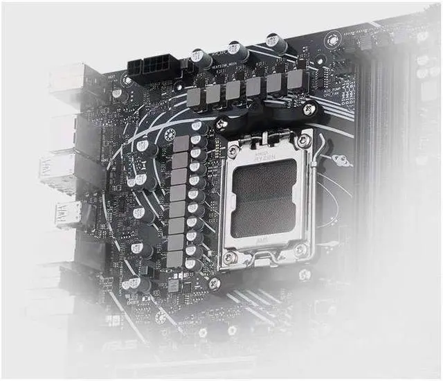 Alt view image 2 of 5 - ASUS B760M-P D4 LGA 1700 DDR4 64GB Micro ATX Motherboard