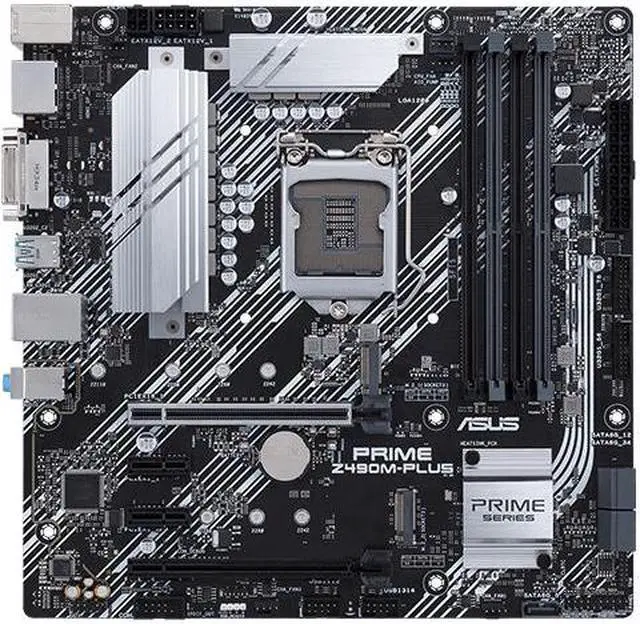 Main image of ASUS PRIME Z490M-PLUS LGA 1200 DDR4 128GB Micro ATX Motherboard
