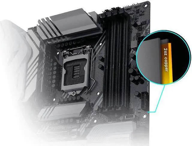 Alt view image 2 of 2 - ASUS PRIME Z490M-PLUS LGA 1200 DDR4 128GB Micro ATX Motherboard