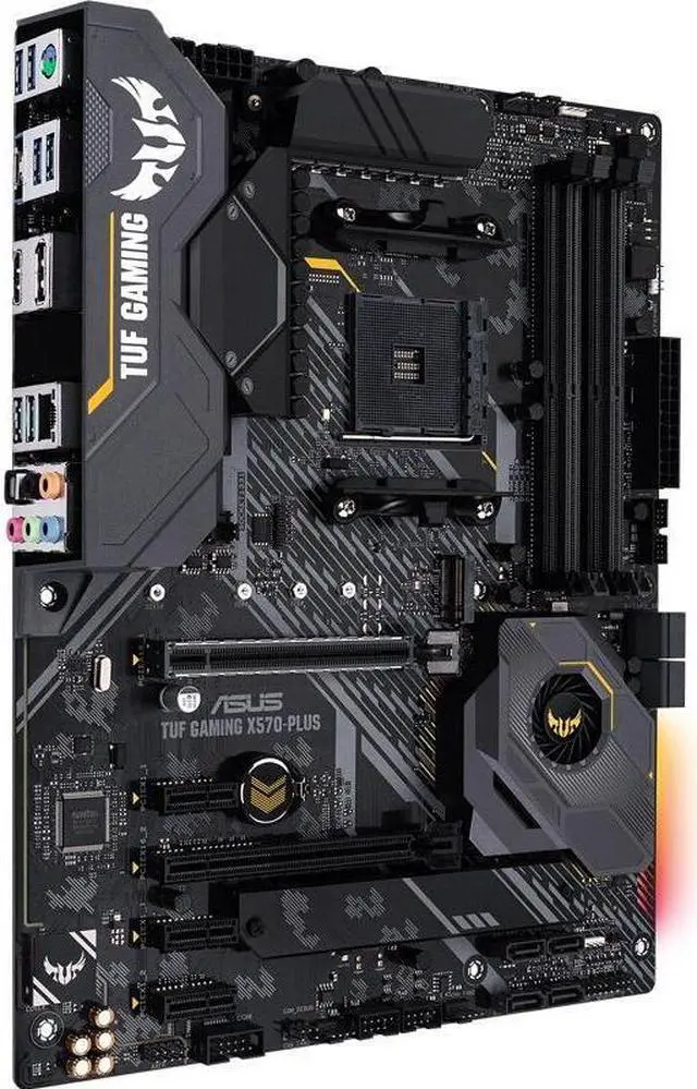 Alt view image 3 of 4 - ASUS TUF GAMING X570-PLUS Socket AM4 DDR4 128GB ATX Motherboard