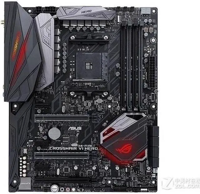 Alt view image 3 of 4 - ASUS ROG CROSSHAIR VI HERO (WI-FI AC) Socket AM4 DDR4 64GB ATX Motherboard