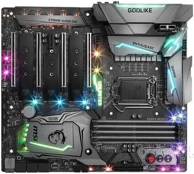Main image of MSI Z370 GODLIKE GAMING Intel Z370 LGA 1151 DDR4 64GB E-ATX Motherboard