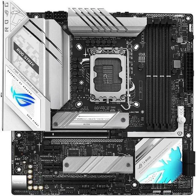 Main image of ASUS ROG STRIX B760-G GAMING WIFI LGA 1700 DDR5 192GB Micro ATX Motherboard