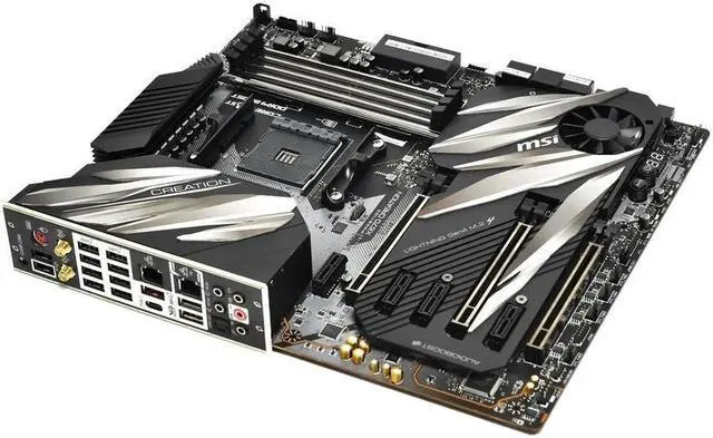 Alt view image 3 of 4 - MSI PRESTIGE X570 CREATION AMD X570 Socket AM4 DDR4 128GB E-ATX Motherboard